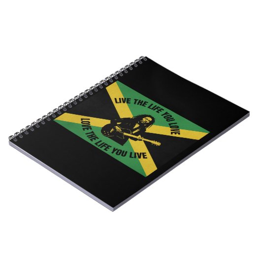 Carnet Bob Marley Notebook (Côté gauche)