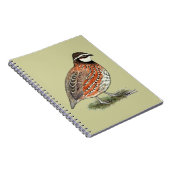 Carnet Bobwhite Quail (Côté Droit)