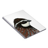 Carnet Bobwhite Quail Head (Côté Droit)
