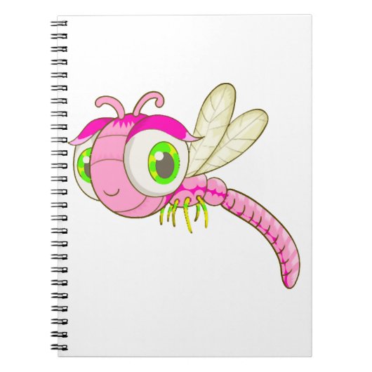 Carnet Bogue de libellule mignonne (Devant)