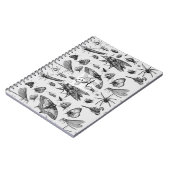 Carnet BOGUES GOTHIQUES monogrammes Insectes d'encre Vint (Côté gauche)