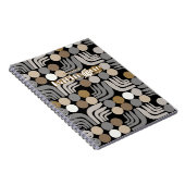 Carnet Bohème Noir Gris (Côté Droit)
