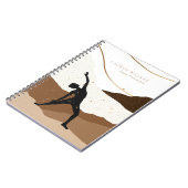 Carnet Bohème Tones de la Terre Yoga Studio Carte de visi (Côté gauche)