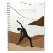 Carnet Bohème Tones de la Terre Yoga Studio Carte de visi (Devant)