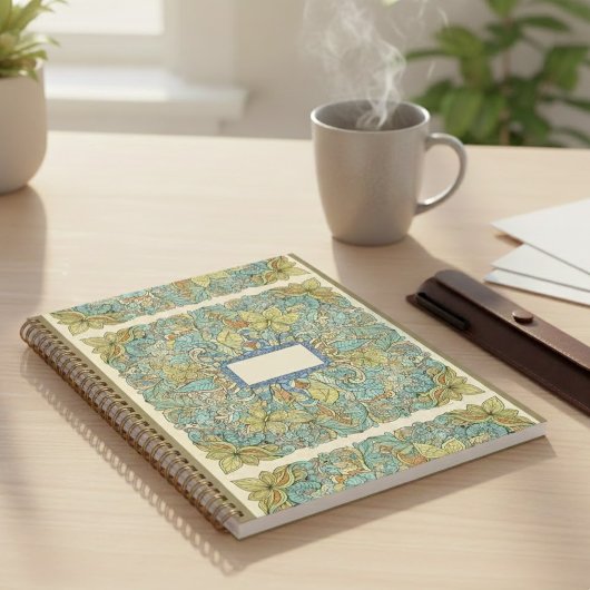 Carnet Bohemian Intricate Mandala & Butterfly Hardcover 