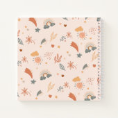 Carnet Boho Baby Arc-en-ciel Premières Années Souvenirs e (Dos)