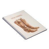 Carnet Boho Boots Cowgirl (Côté Droit)