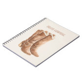 Carnet Boho Boots Cowgirl (Côté gauche)