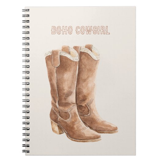 Carnet Boho Boots Cowgirl (Devant)
