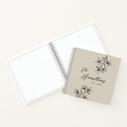 Carnet Boho Botanical Guest Book Mariage (Intérieur)