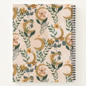 Carnet Boho Botanical Moons Blush Recette personnalisée n (Dos)
