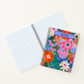 Carnet Boho Botanical personalized Spiral Notebook (Intérieur)