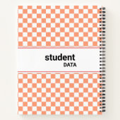 Carnet Boho Checkerboard Binder | Trendy Back to School (Dos)