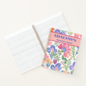 Carnet Boho Chic Cute Floral Valentines Cadeaux pour Ados (Intérieur)