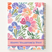 Carnet Boho Chic Cute Floral Valentines Cadeaux pour Ados (Dos)