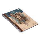 Carnet Boho Chic Esprit Natif - Plumes, Attrape-Rêves (Côté Droit)