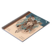 Carnet Boho Chic Esprit Natif - Plumes, Attrape-Rêves (Côté gauche)