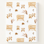 Carnet Boho Clothesline Baby shower non sexiste (Dos)