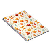 Carnet Boho Fall Leave Motif La beauté de l'automne avec (Côté Droit)