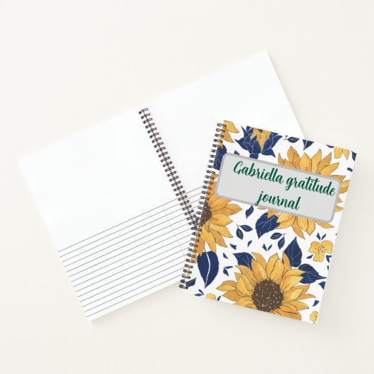 Carnet Boho floral  (Intérieur)