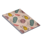 Carnet Boho Floral Abstrait (Côté Droit)