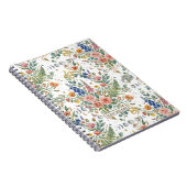 Carnet Boho Floral Céleste Lune & Serpents Botanique (Côté Droit)