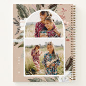 Carnet Boho Floral Two Photo and Name (Dos)