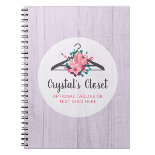 Carnet Boho Floral Vêtements cintre Mode Boutique