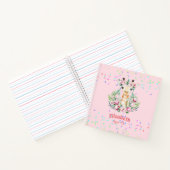 Carnet Boho Giraffe Fleurs Nommées Girs, Cadeaux Ados (Intérieur)