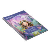 Carnet Boho Girl Blue "Vous êtes assez" (Côté Droit)