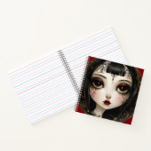 Carnet Boho Goth Girl (Intérieur)