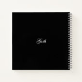 Carnet Boho Goth Girl (Dos)