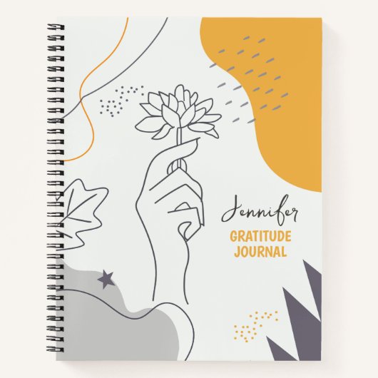 Carnet Boho Gratitude Journal, Law of Attraction (Devant)