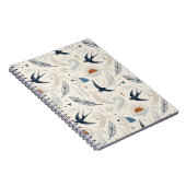 Carnet Boho Hirondelle & Soleil (Côté Droit)