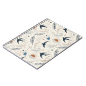 Carnet Boho Hirondelle & Soleil (Côté gauche)