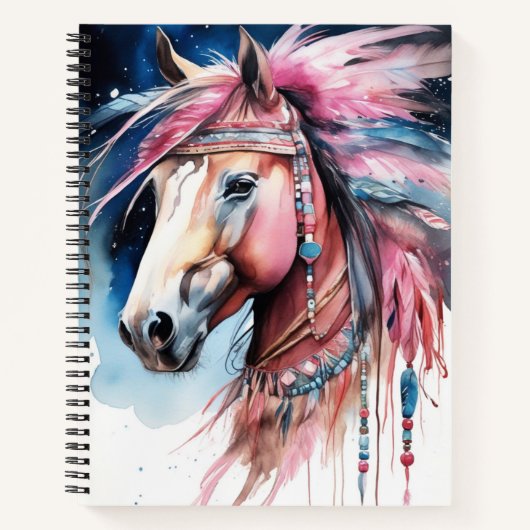 Carnet Boho Horse (Devant)