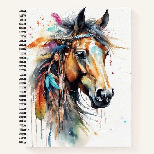 Carnet Boho Horse (Devant)