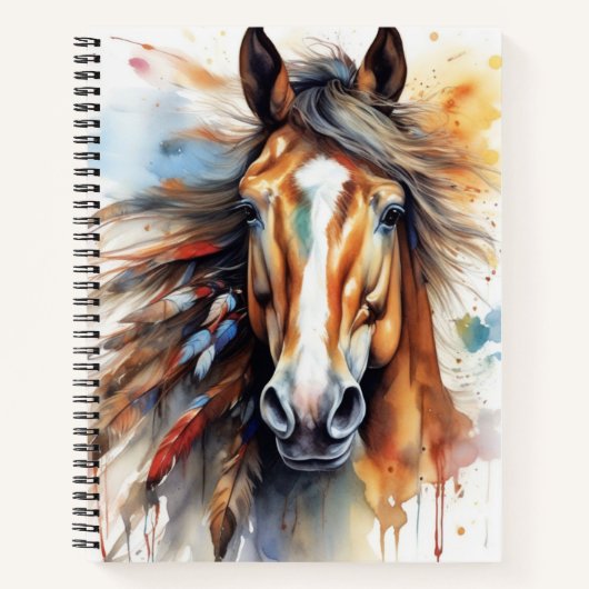 Carnet Boho Horse (Devant)