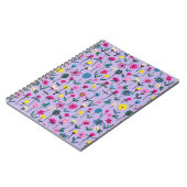 Carnet Boho Lilac Motif floral (Côté gauche)