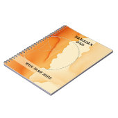 Carnet Boho Moderne Croissant (Côté gauche)