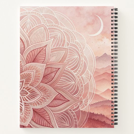 Carnet Boho Moon Mandala (Dos)