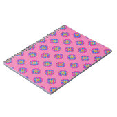 Carnet Boho Motif de Mandala Star rose (Côté gauche)