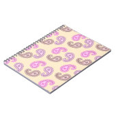 Carnet Boho Motif Paisley (Côté gauche)