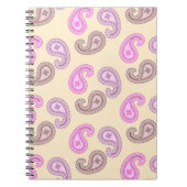 Carnet Boho Motif Paisley (Devant)