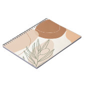 Carnet Boho neutre minimaliste beige Printable (Côté gauche)