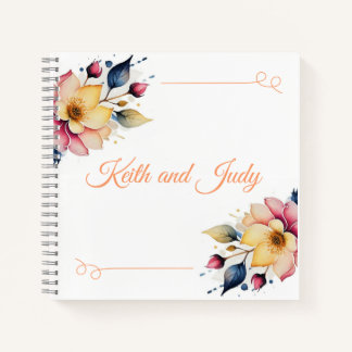 Carnet Boho Peachy Floral