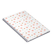 Carnet Boho petite fille pastel coeur d'amour (Côté Droit)