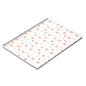 Carnet Boho petite fille pastel coeur d'amour (Côté gauche)