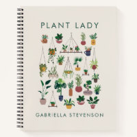 Boho Plante Lady Illustration Art Nom personnalisé