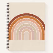 Carnet Boho Rainbow Beige Terracotta (Devant)